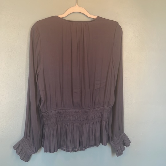 Lovely blue/gray bohemian style blouse - Picture 5 of 7